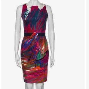 Lela Rose Women Printed Mini Dress S